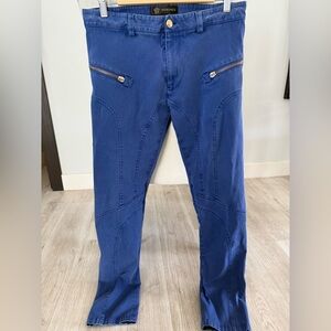 Versace Blue Cargo Pants for Men